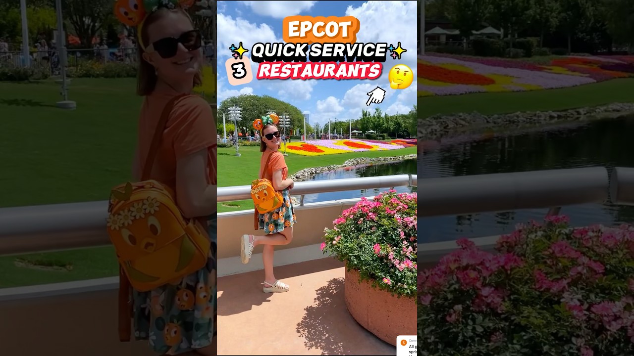 BEST Epcot FAST FOOD?! 🤔🍔 (Quick Service Restaurants @ Disney)