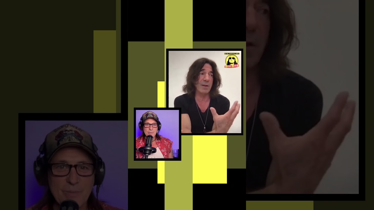 ROXIE's REACTION at realizing STEF BURNS' HELP in ALICE COOPER BAND ENTRY