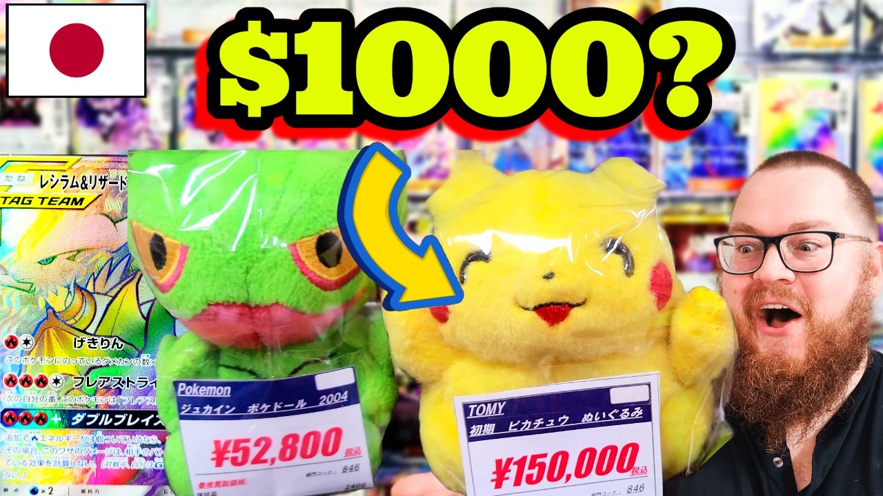 Поиск карточек покемонов в сельской местности Японии — и плюшевая игрушка за 1500 долларов?!?