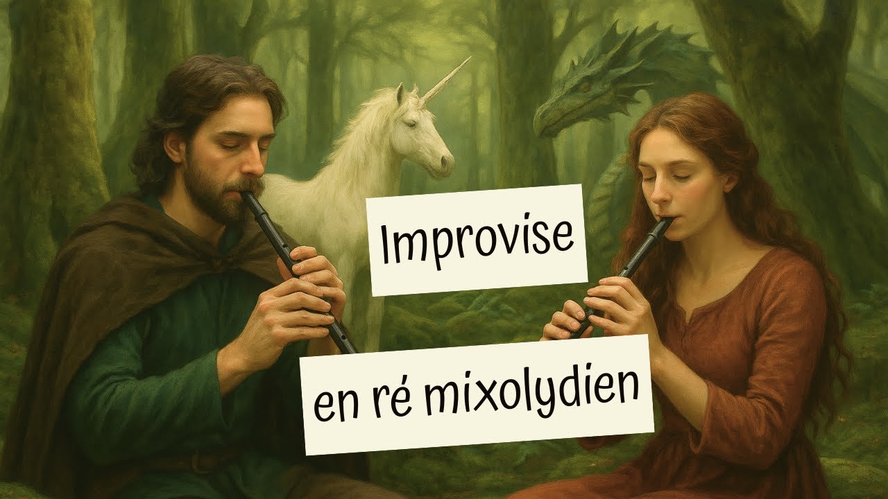 La Méthode Ultime pour improviser en ré mixolydien sur une flûte irlandaise