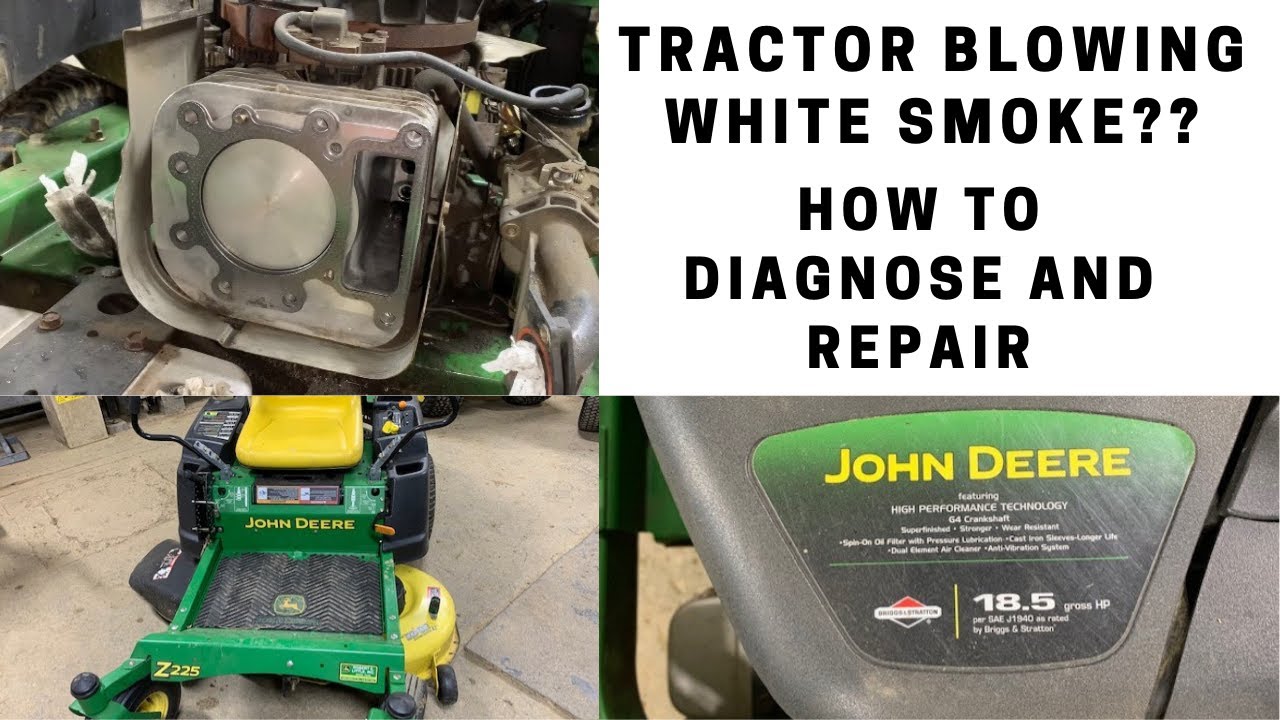 Briggs and Stratton Engine is blowing white smoke??? How to Diagnose and Repair a Blown Head Gasket.