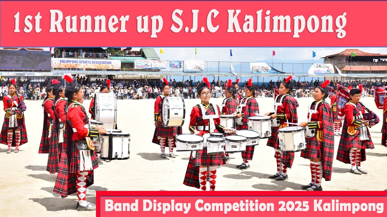 1st Runner up St joseph's convent school kalimpong, Band display Competition 2025