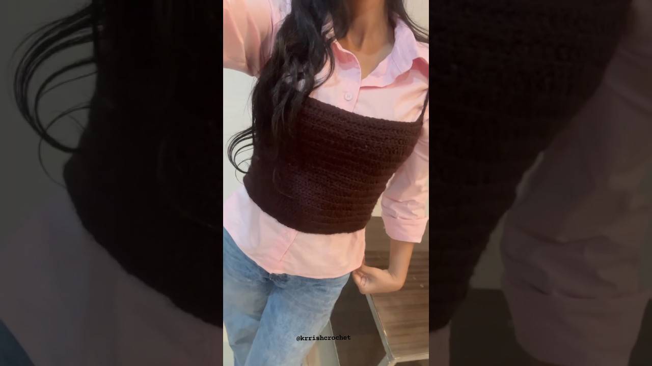 crochet top 🧶
