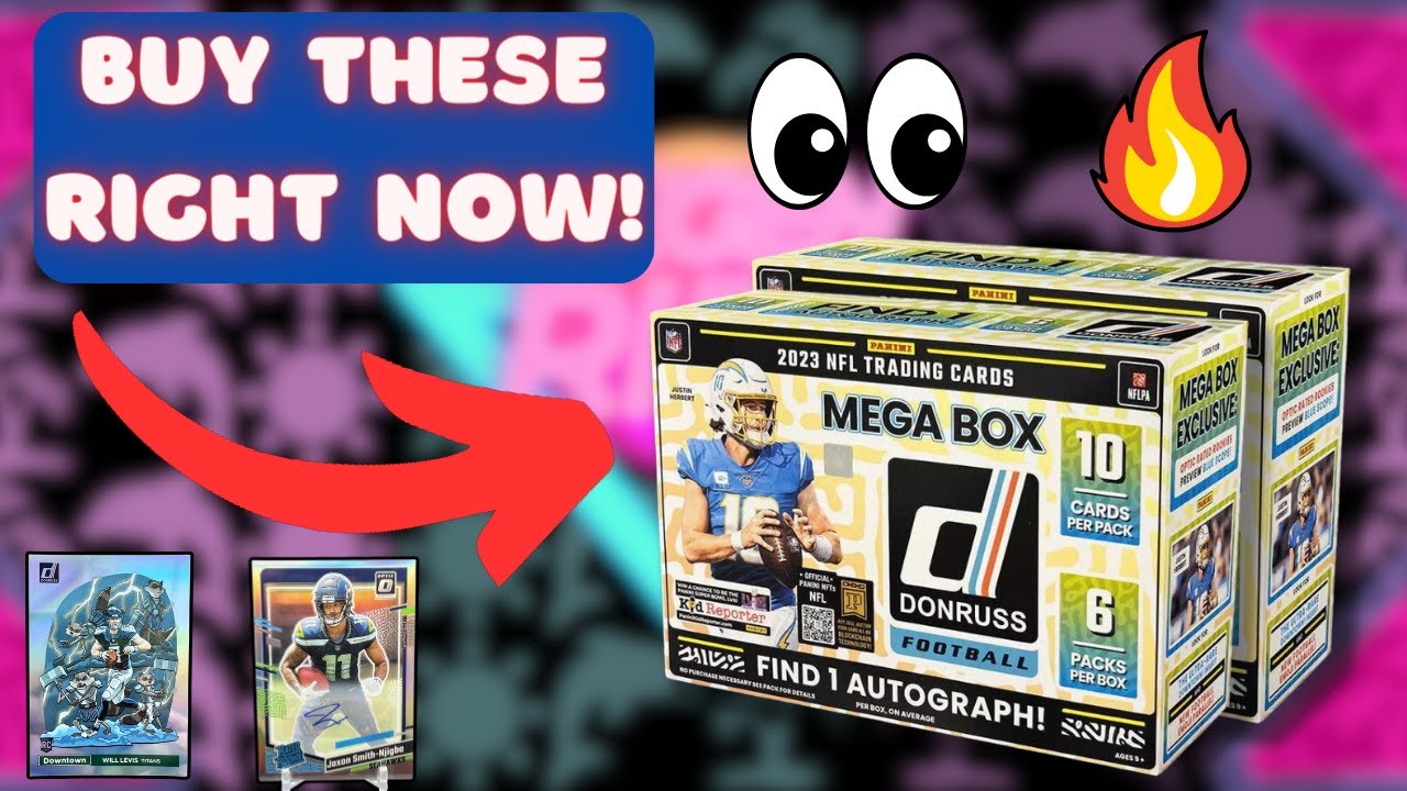 BUY THESE NOW! 2023 Donruss Football Mega Box Review!