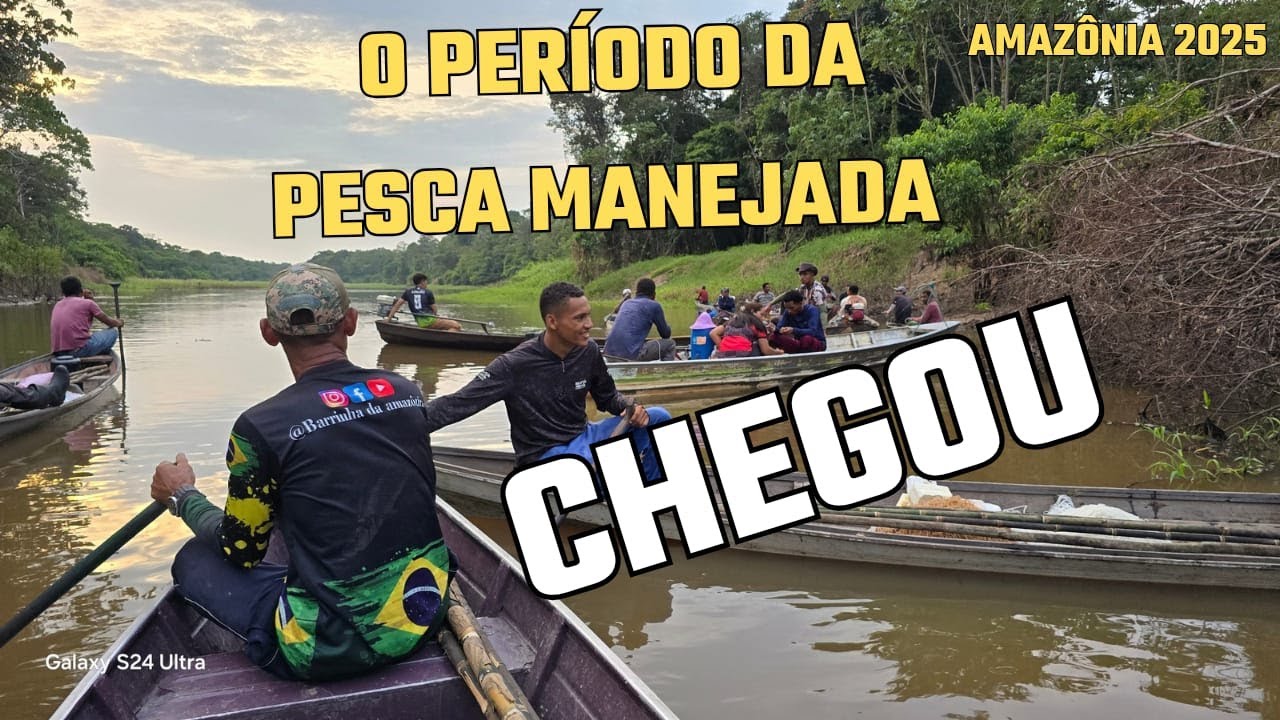 PESCA MANEJADA DO TAMBAQUI NO LAGO DO AÇAÍ- PARTE-01