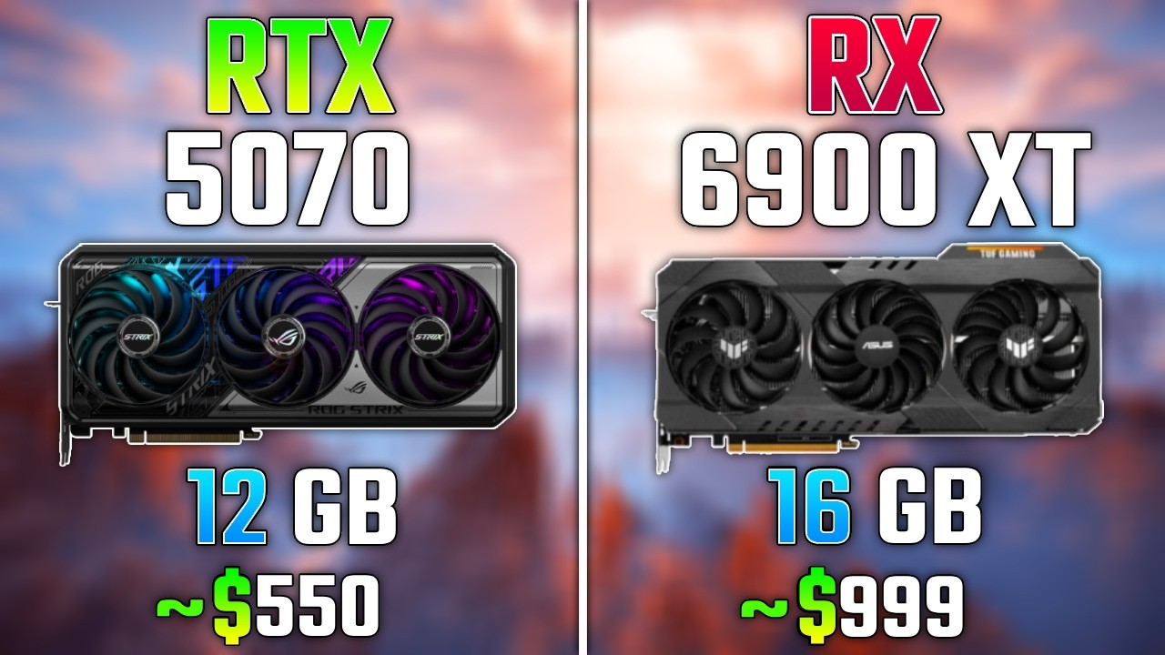 RTX 5070 против RX 6900 XT | Тест в 7 играх