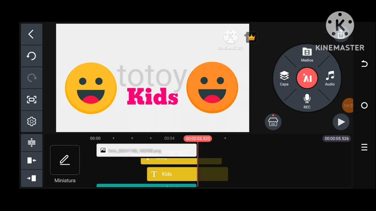 totoy kids logo remake kinemaster Speedrun