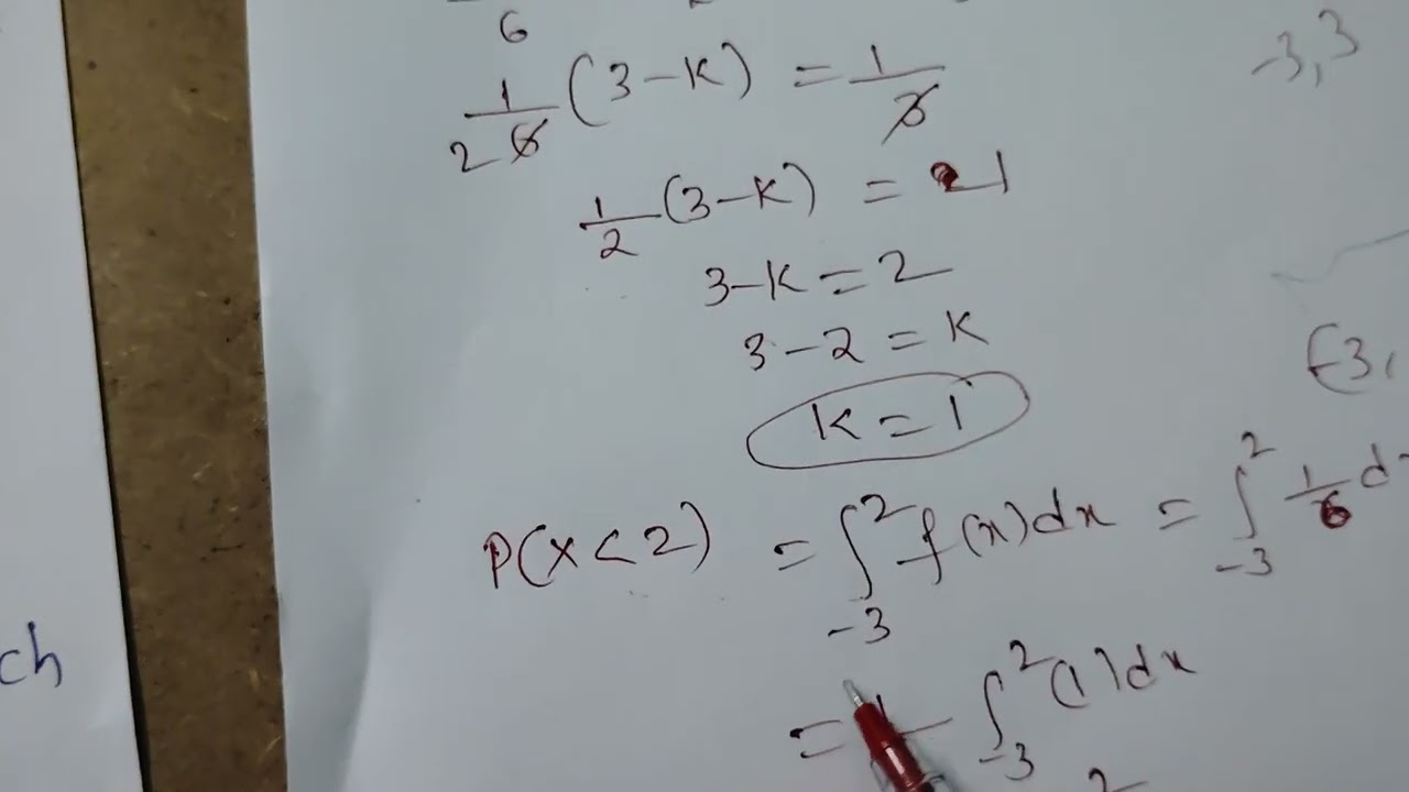 Uniform probability distribution