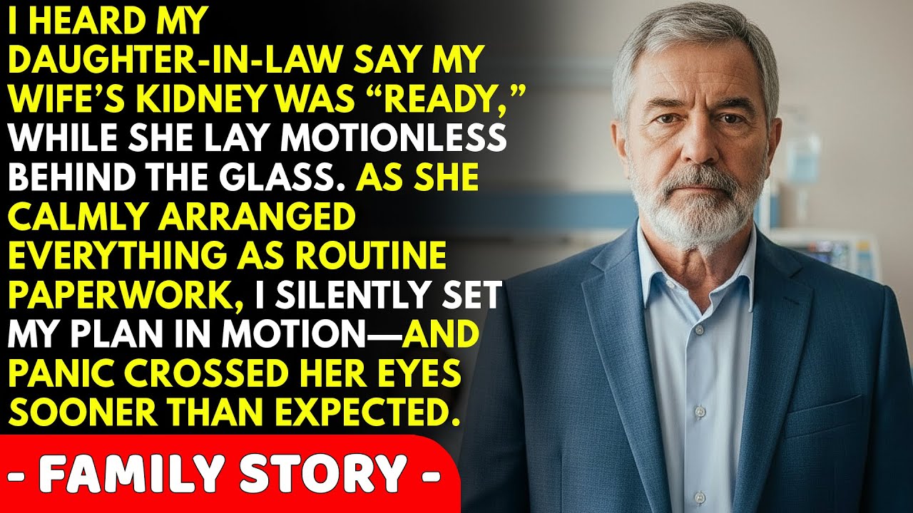 In the Hospital, I Overheard My Daughter-in-Law’s Plan to Use My Wife’s Kidney for Her Son.