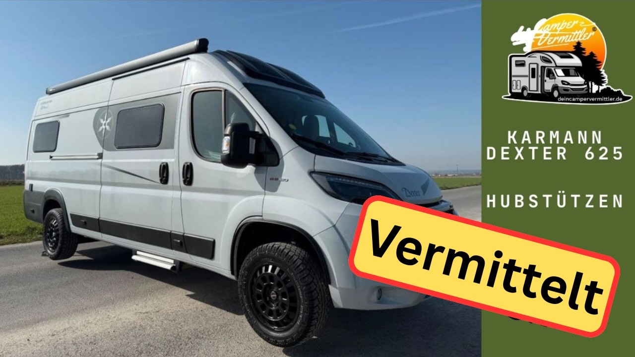 Toller Kastenwagen mit Hubstützen & Luftfederung | KARMANN Dexter 625