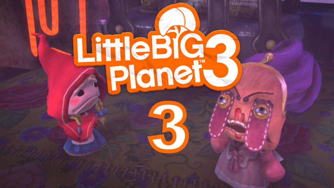 LittleBigPlanet 3 Let's Play PS4 Walkthrough 3 - Tinpot Towers + Shake, Rattle & Roll