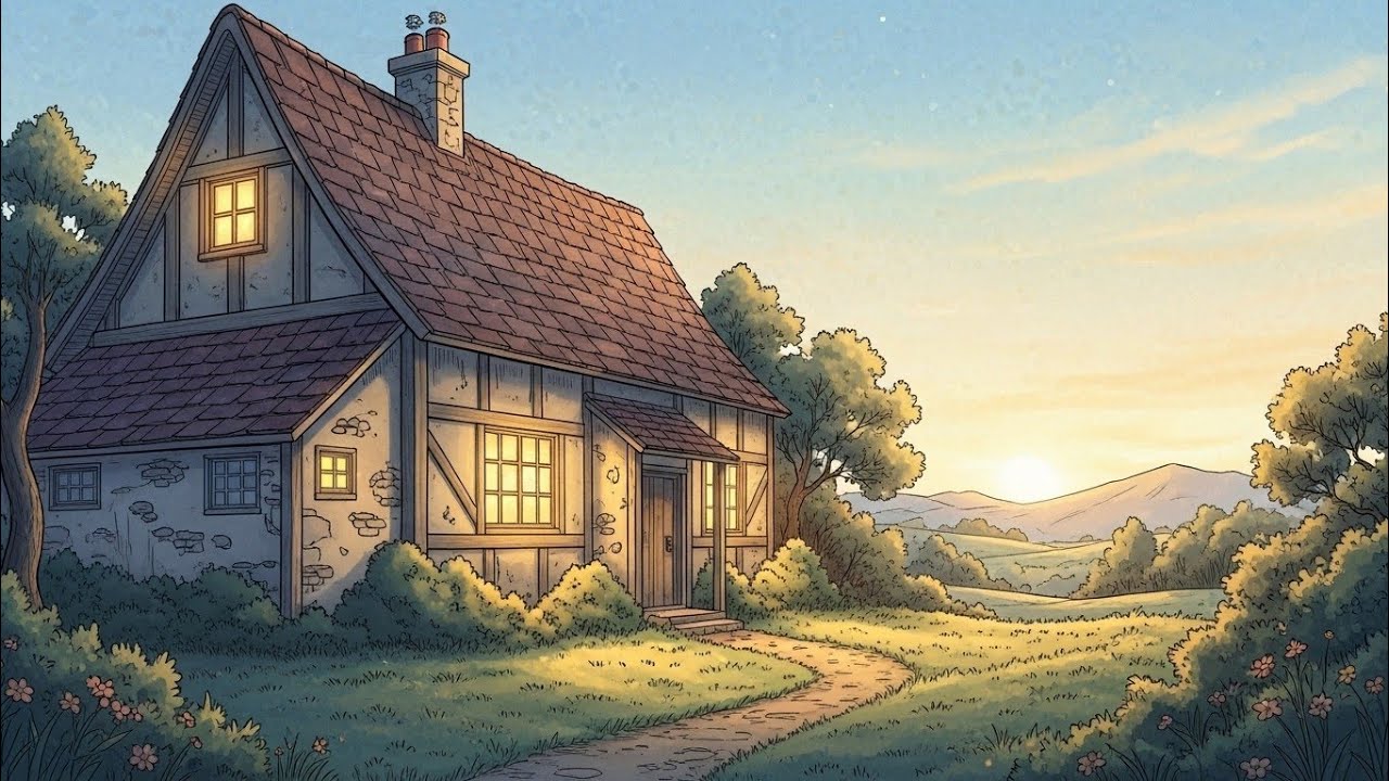 Returning to My Childhood Home—Cleaning Room Filled with Memories/Ghibli-inspiredASMR slice-of-life 