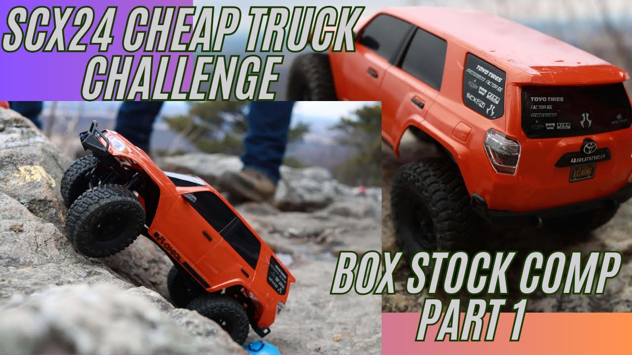 SCX24 CHEAP TRUCK CHALLENGE STOCK COMP DAY