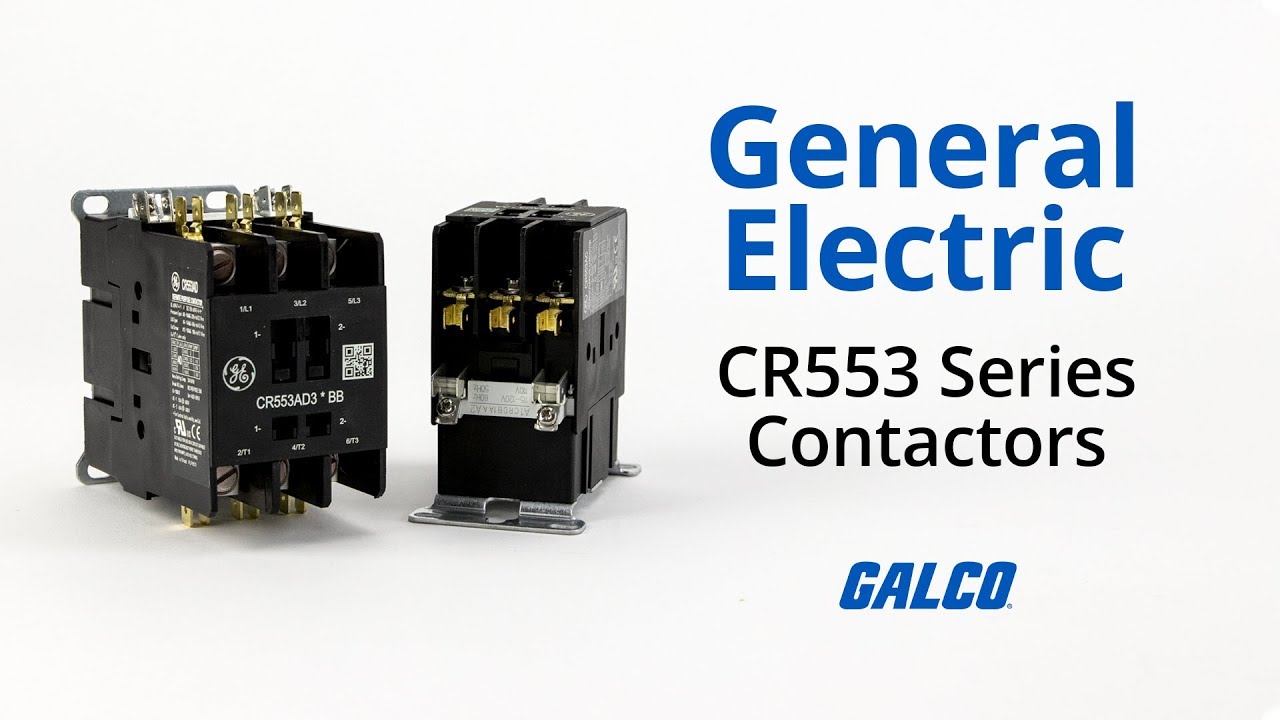 GE’s CR553 Series Contactors