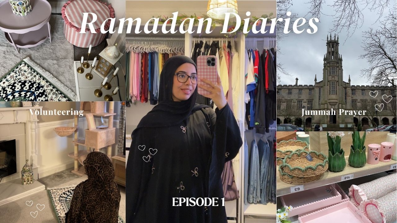 RAMADAN VLOG Ep.1 🌙🕌✨ routine, jummah prayer, volunteering 