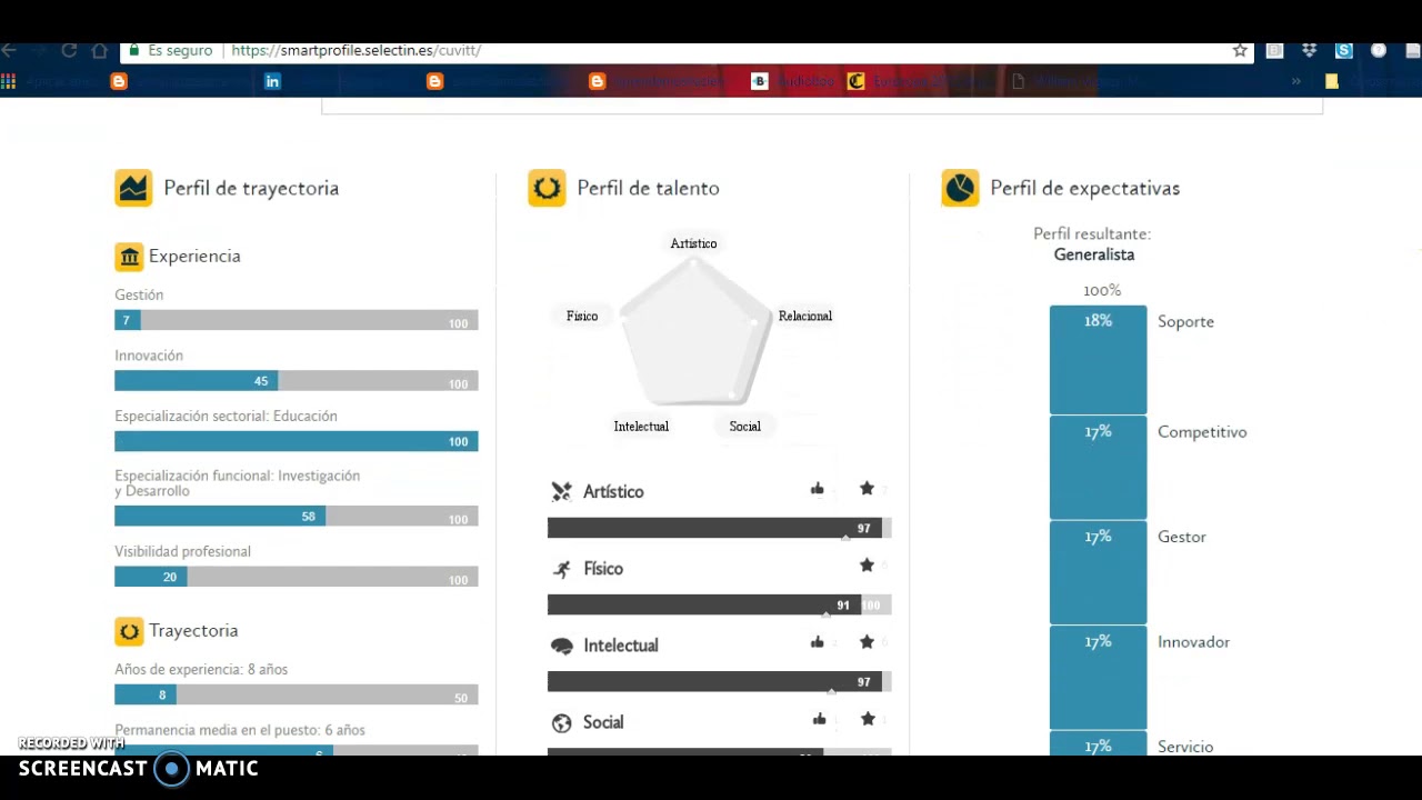 smartprofile:Perfil completo