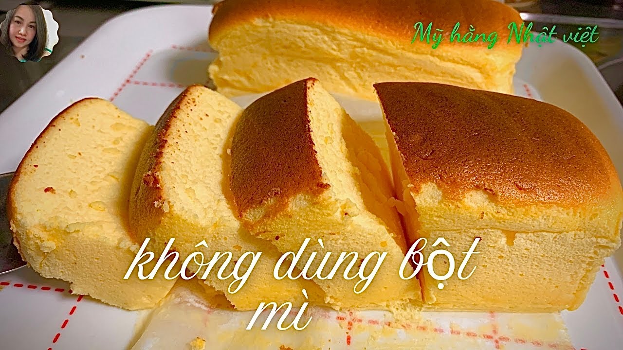 Bông Lan / Chỉ Cần 50 gam Bột Bắp / Không Bột Mì / Bánh Mềm Tan Trong Miệng