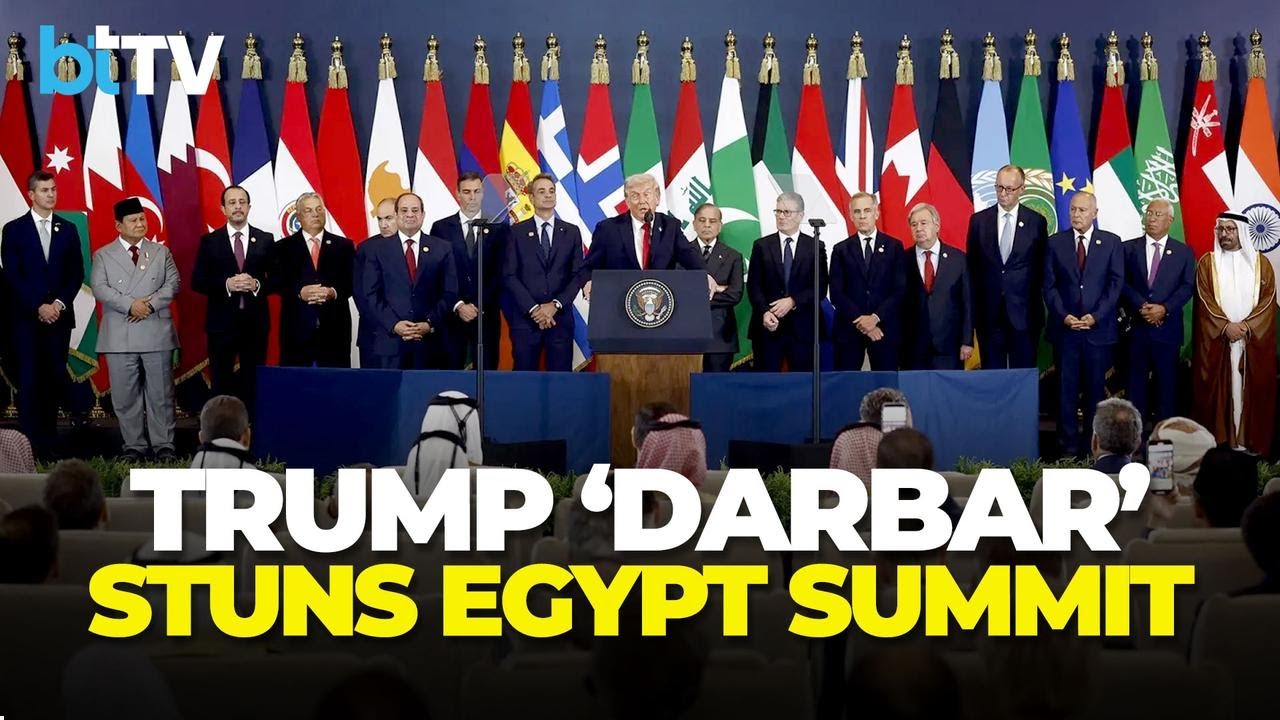 Handshake Wars & Awkward Moments: Trump&rsquo;s &lsquo;Darbar&rsquo; At Sharm el-Sheikh Summit