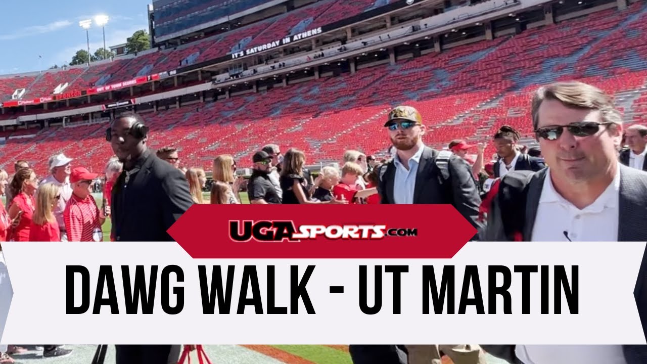The first Dawg Walk for Georgia in 2023