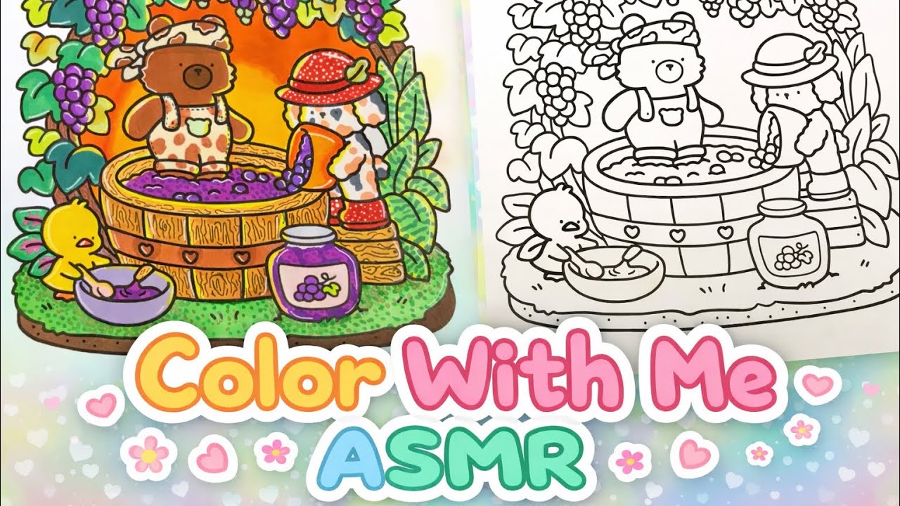 Color With Me ASMR | Comfy Days Page 6 ☁️ Short Version