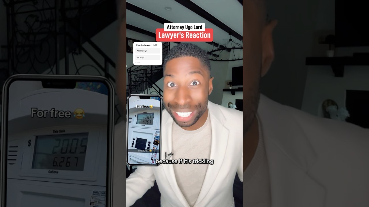 Pump Malfunction Causes Free Gas To Flow&mdash;Can He Legally Keep Pumping? Attorney Ugo Lord reacts!