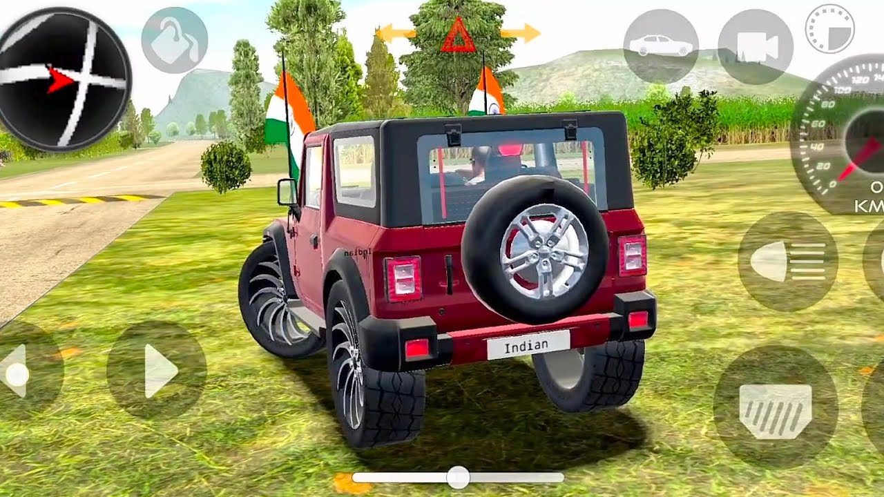 Modified Mahindra Thar😈Games:Indian brown Thar (Gadi Wala Games) Car Game Android Game - #2025