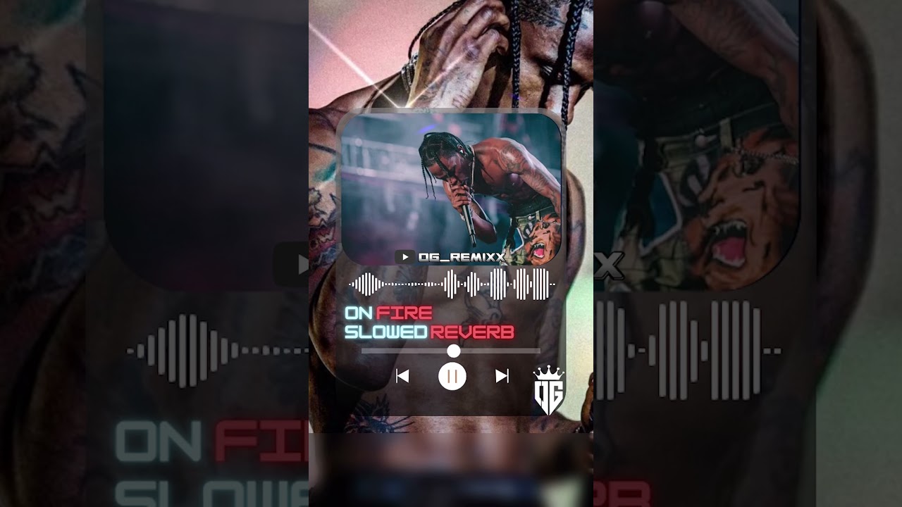 Travis Scott - On Fire (ft. Tory Lanez) AI Music 2025  [ SLOWED + REVERB ]  