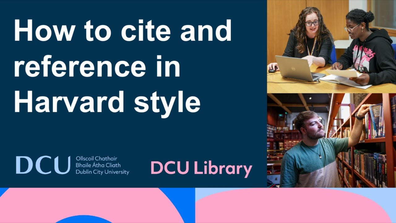How to cite and reference in Harvard style