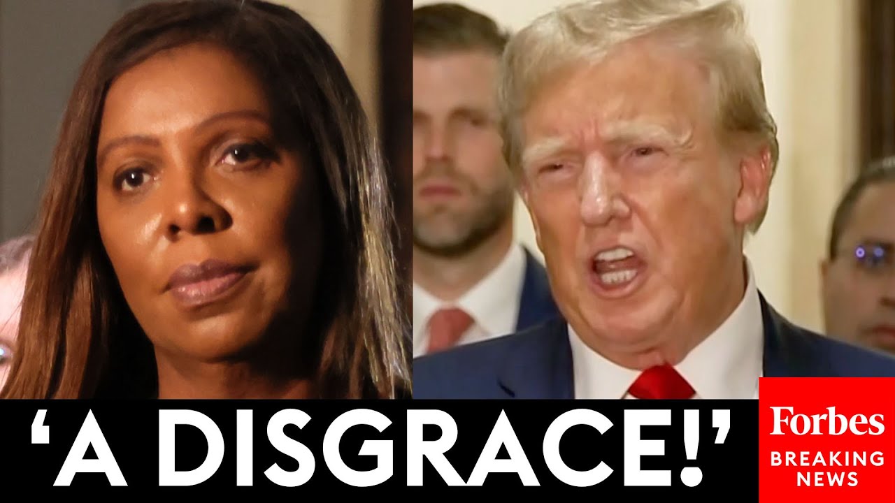BREAKING NEWS: Trump Says Letitia James Should Be Investigated In Furious Diatribe Outside Courtroom