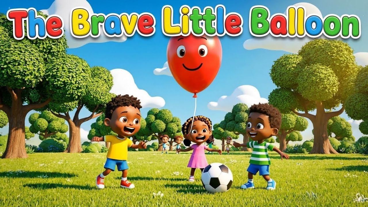 The Brave Little Balloon 🌟 | Magical Kids Story in Rhyme 