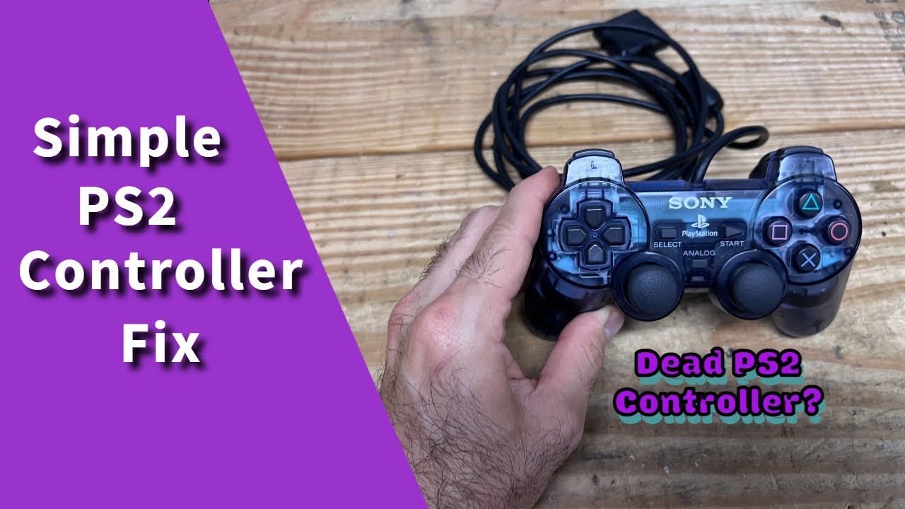 How To Repair A PS2 Controller