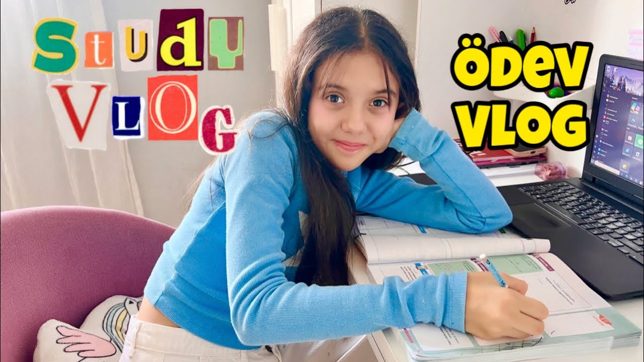Ders &Ccedil;alışma G&uuml;nl&uuml;ğ&uuml;m, &Ouml;dev Vlog. Eflin Ela Zeybek