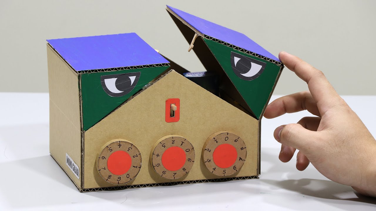 Build Personal Safe-lock BOX Cardboard