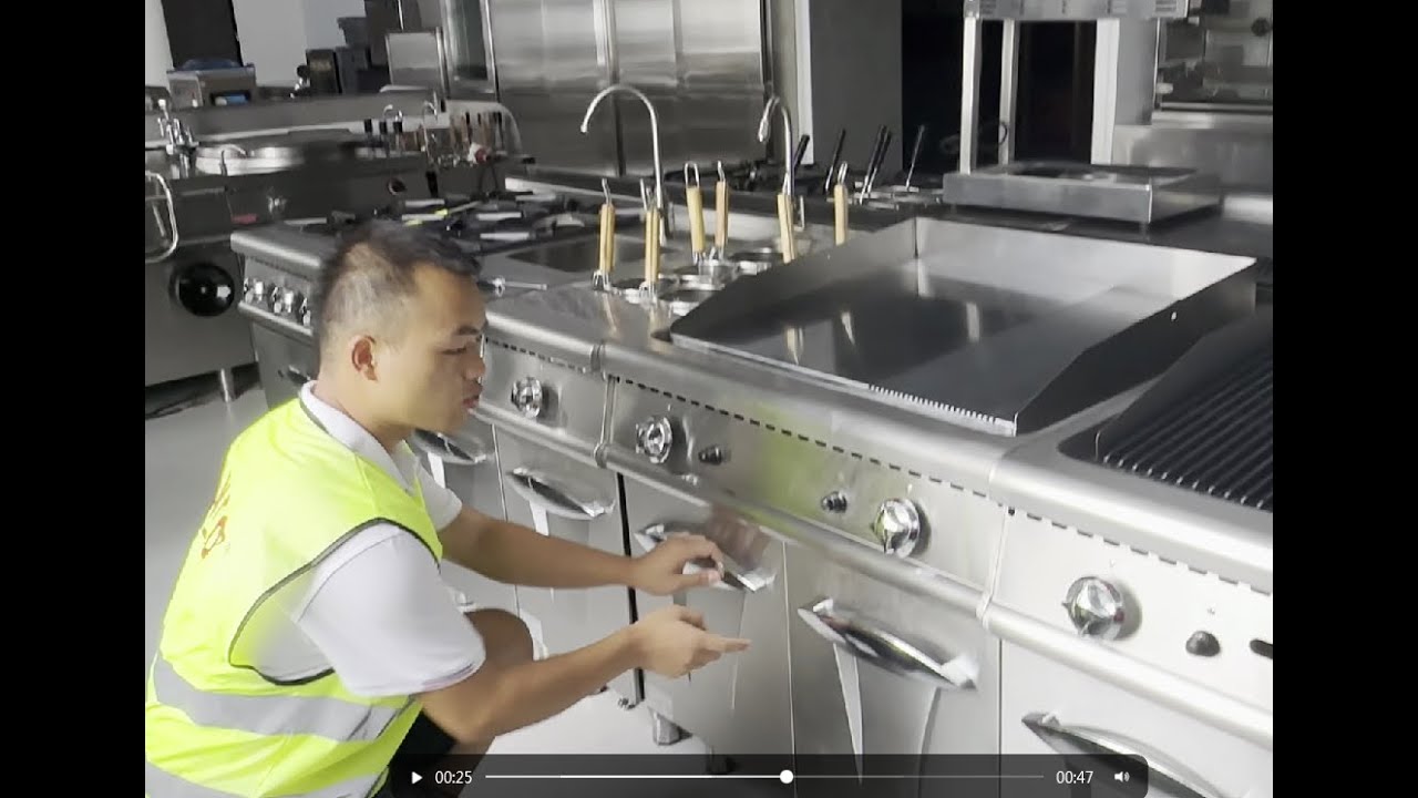How to replace the thermcouple of the griddle-YWK Series