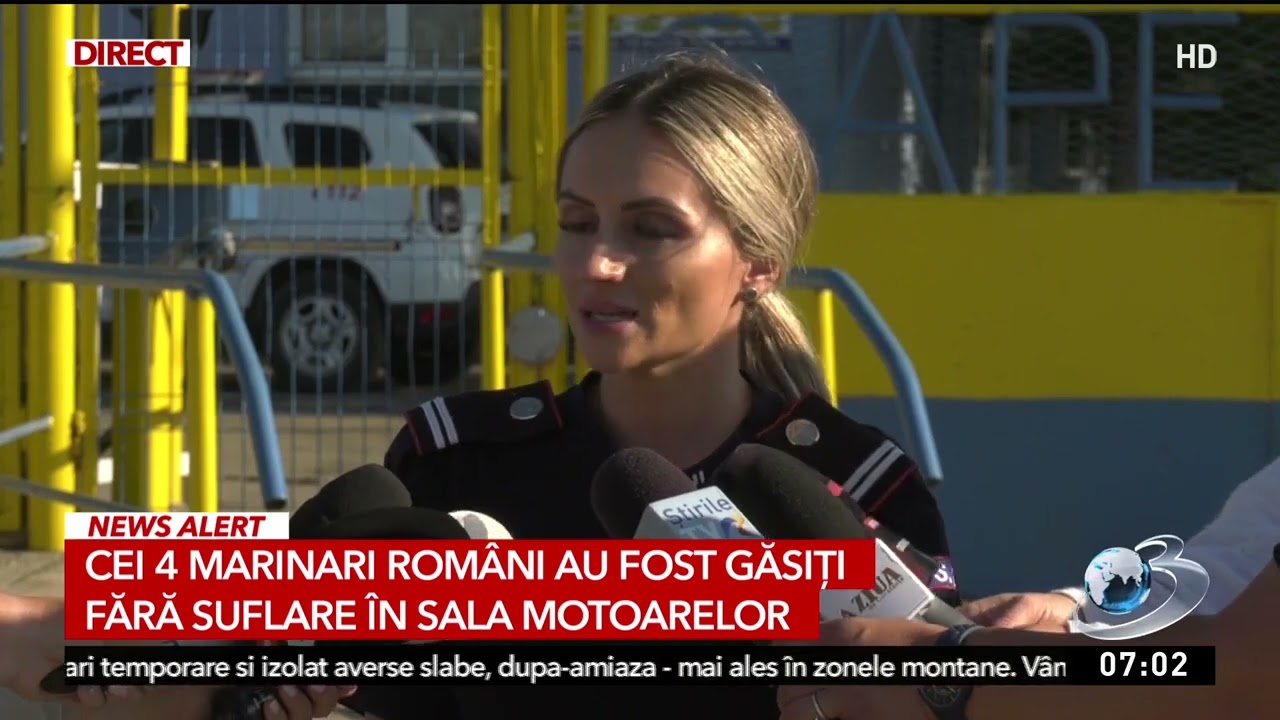 Val de anchete după incendiul de pe o navă din Midia
