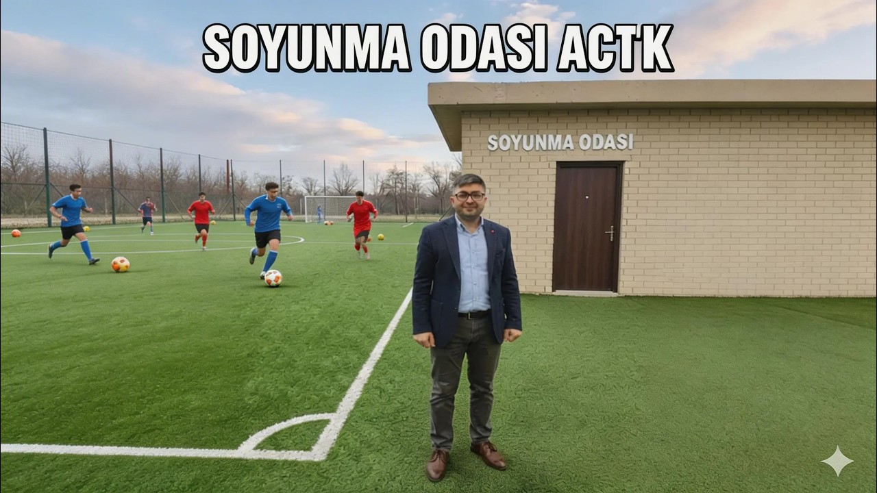 SONUNDA SOYUNMA ODASI AÇILDI! 😱 HALISAHA BÜYÜYOR       FOOTBALL PITCH SIMULATOR 