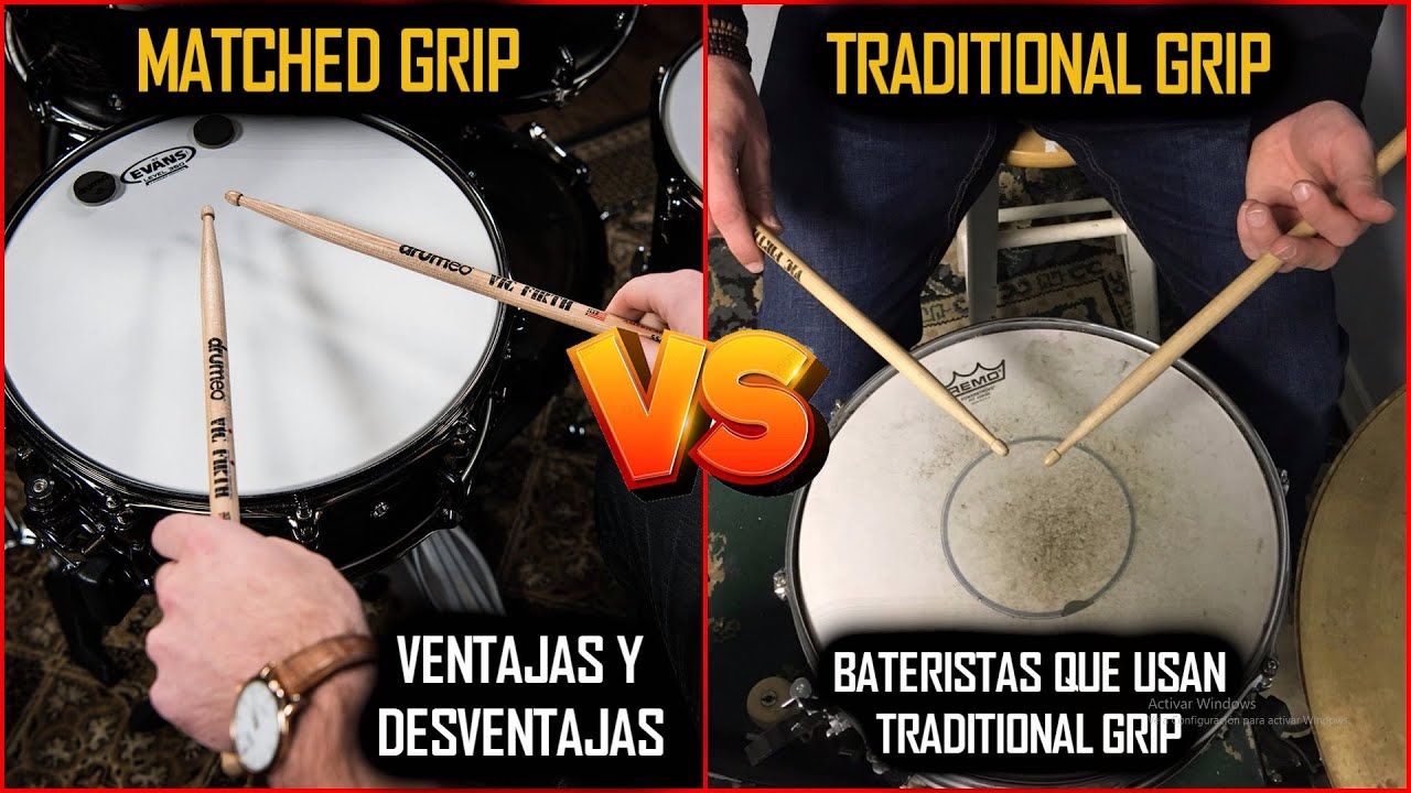 Traditional Grip VS Matched Grip 🥊 Hay Un Agarre Mejor Que Otro? Analisis Imperdible 🥁