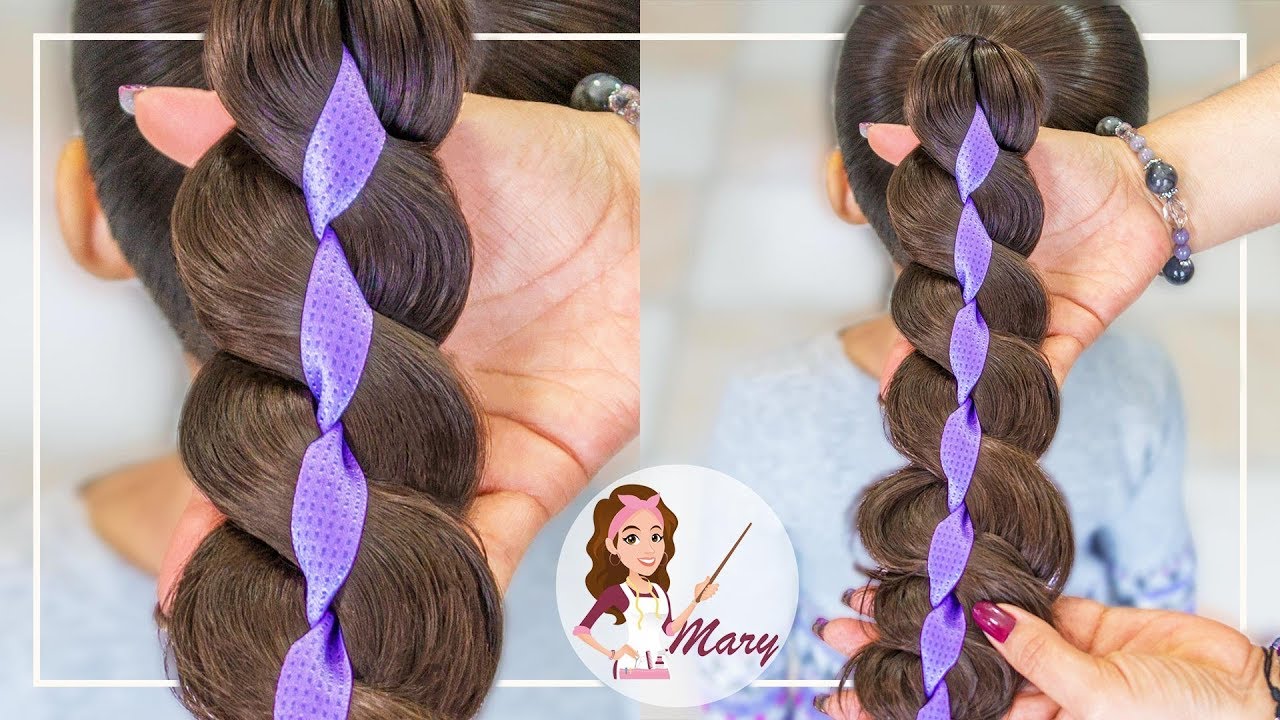 ¡TRENZA DE 4 CON LISTON!