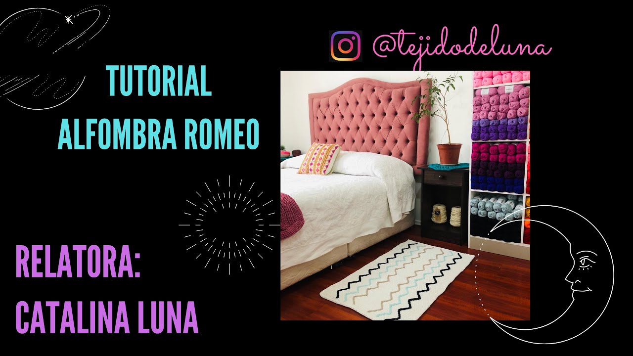 Cómo hacer una alfombra a trapillo o cordon rectangular, paso a paso.