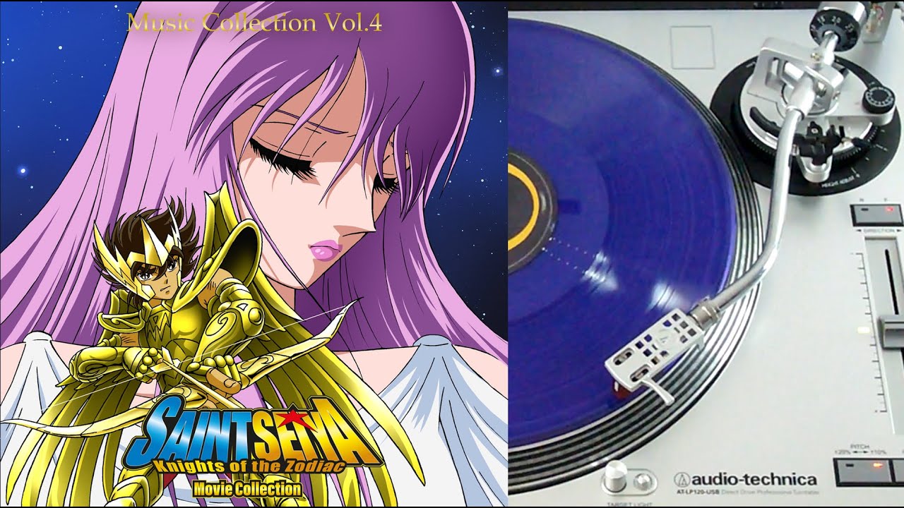 Saint Seiya Knights Of The Zodiacs: Music Collection vol. 4 - OST vinyl LP face B (Microids Records)