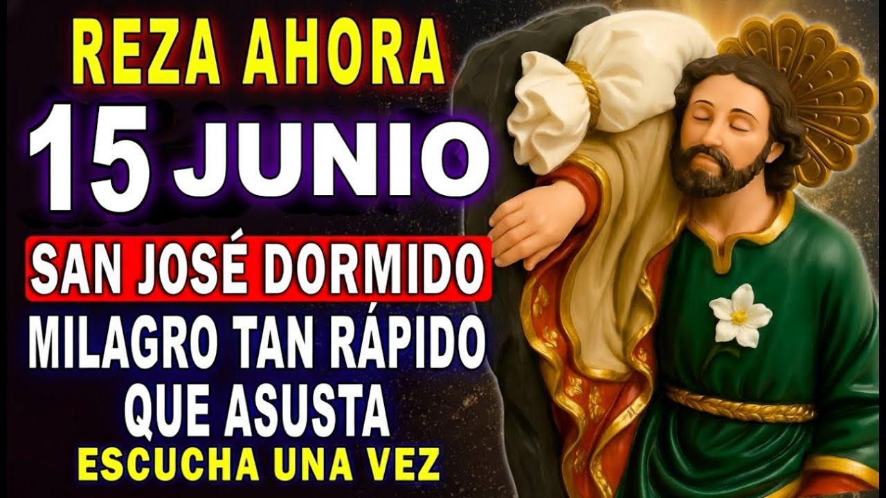 HAZ ESTA ORACIÓN A SAN JOSÉ DORMIDO 😴 TE DARÁ LA SEÑAL DEL CIELO EN 5 MIN HOY 🙏