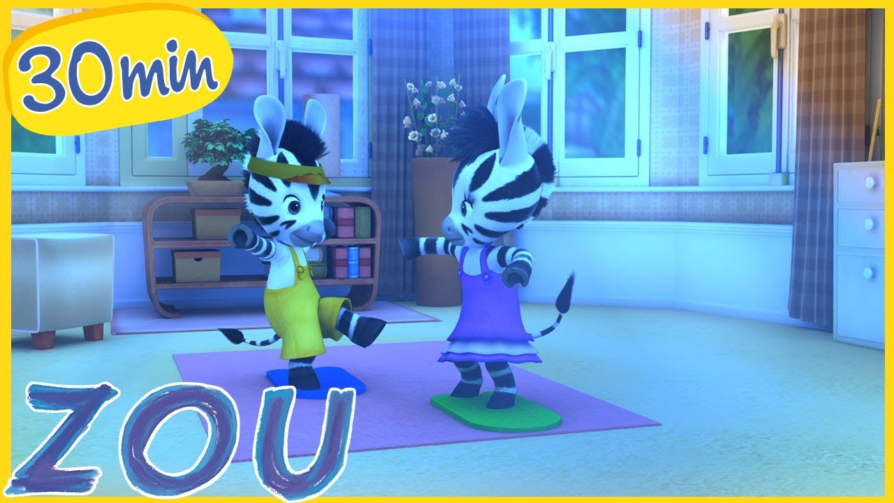 Zou e la giornata di pioggia 🌧️ COMPILAZIONE 🦓 Cartoni animati in italiano