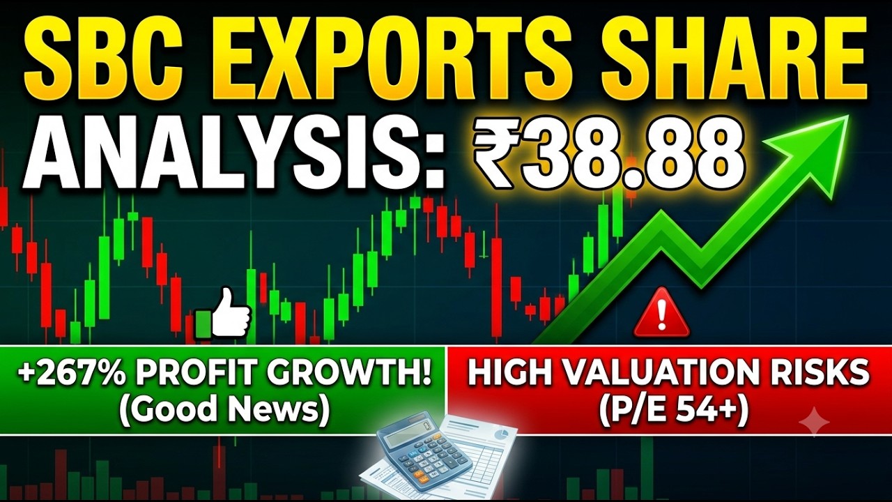 SBC Exports Share Analysis | Q1 Results & Technical Chart Levels!