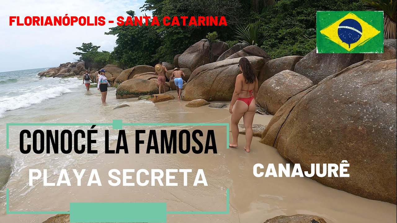 La playa secreta mas famosa de Florian&oacute;polis l SC l Brasil