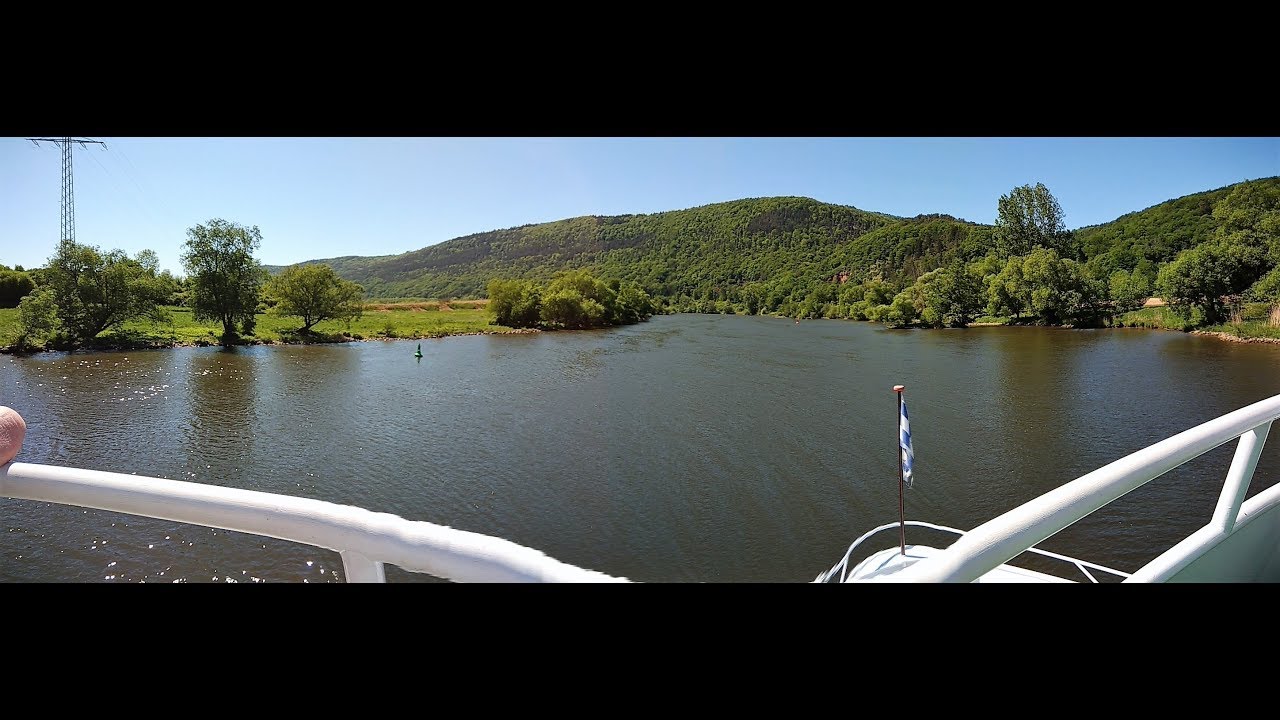 Sch&ouml;ner Tag im Mai 2018, Hofstadel M&ouml;nchberg, Miltenberg Schifffahrt, Franziskanerkloster Engelberg