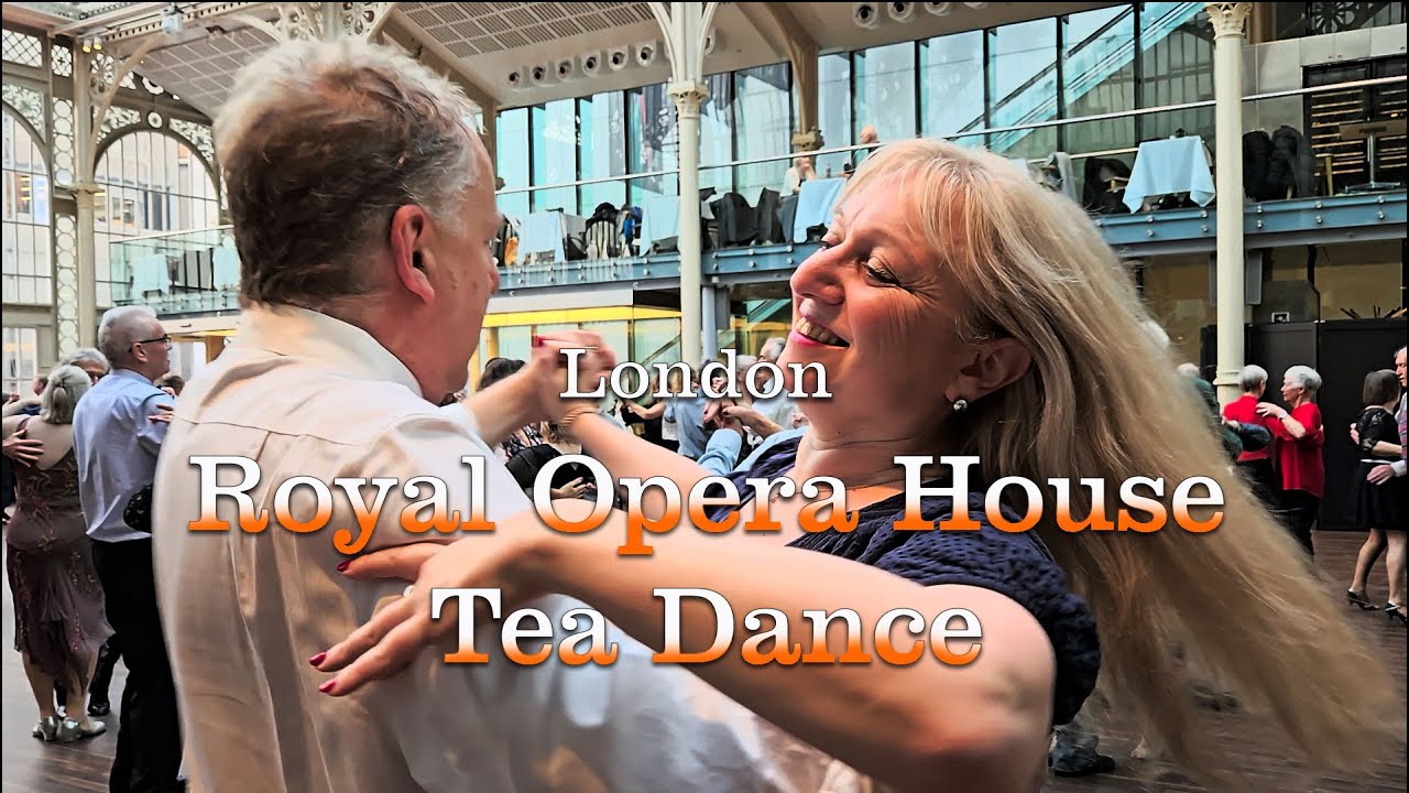 LONDON UK: The Royal Opera House Tea Dance
