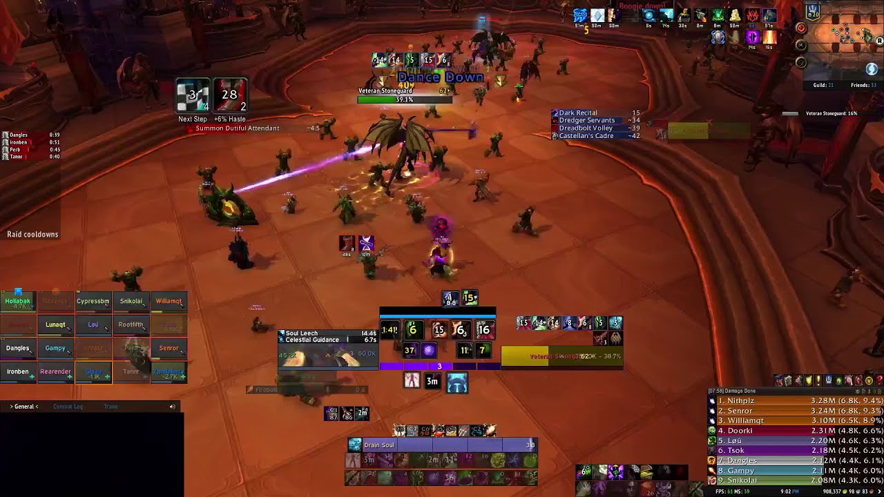 Shadowlands Affliction Warlock DPS Guide for Mythic Council Of Blood