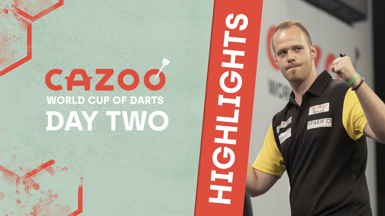 SURVIVING A SCARE! | Day Two Highlights | 2021 Cazoo World Cup of Darts