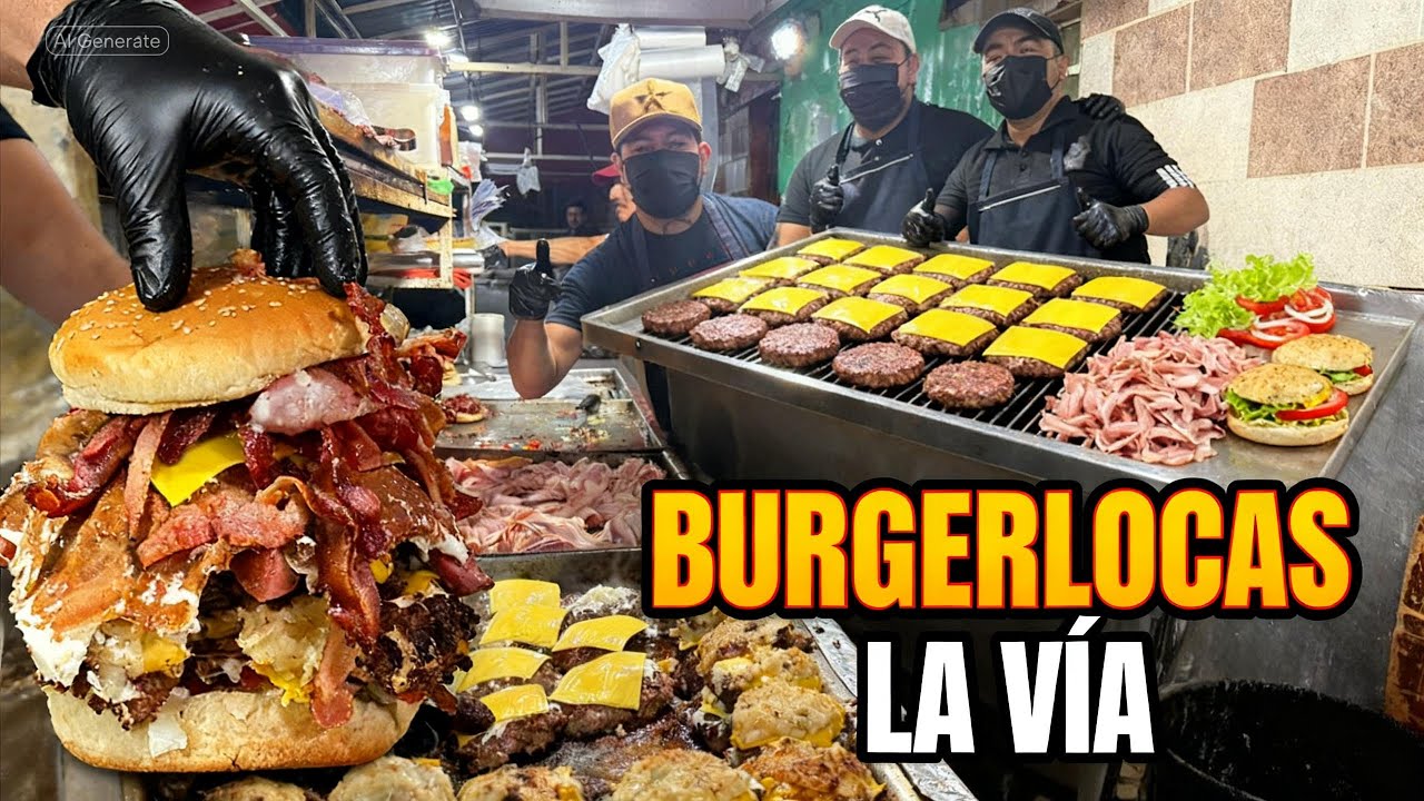 La tapa arterias en BURGUERLOCAS LA VIA l Son las más famosas de Morelia