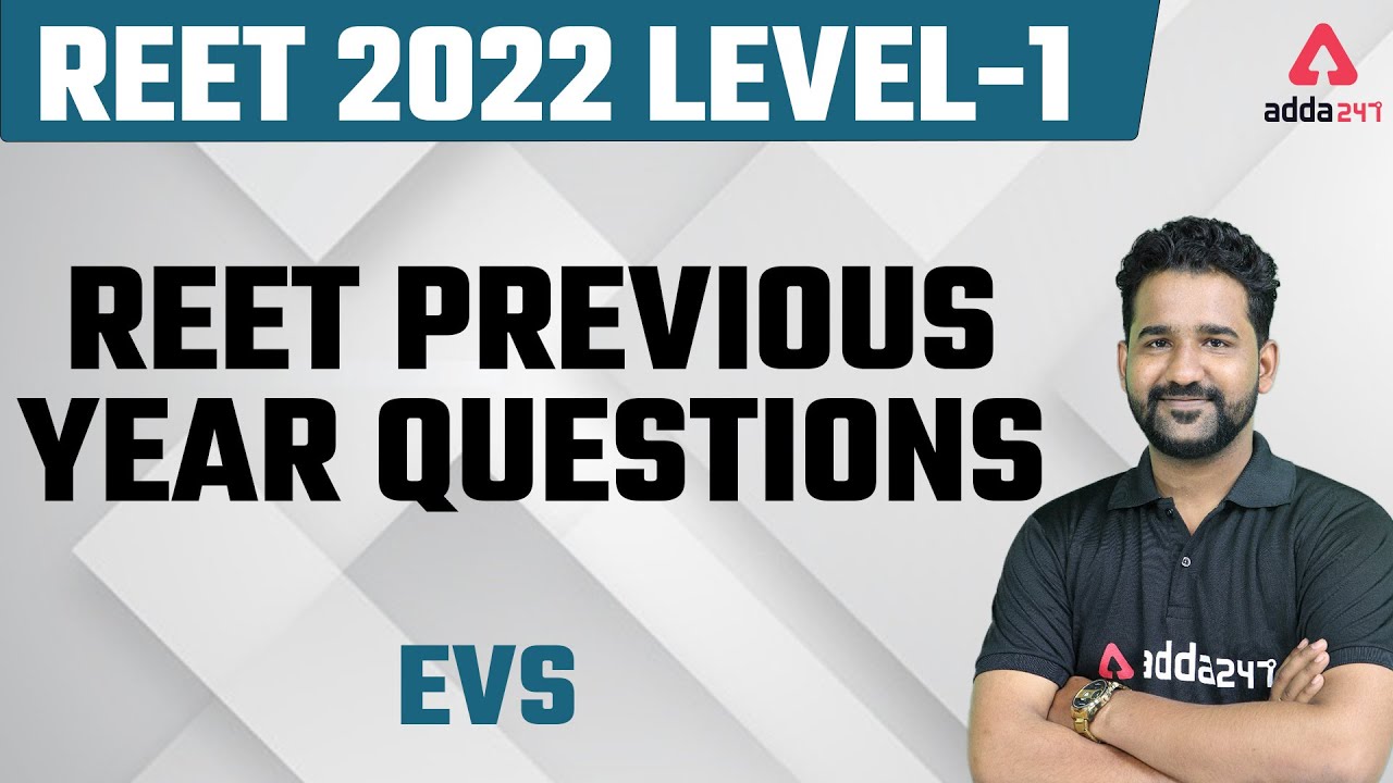 REET 2022 Exam | Environmental Studies | EVS Classes For REET | REET Previous Year Questions